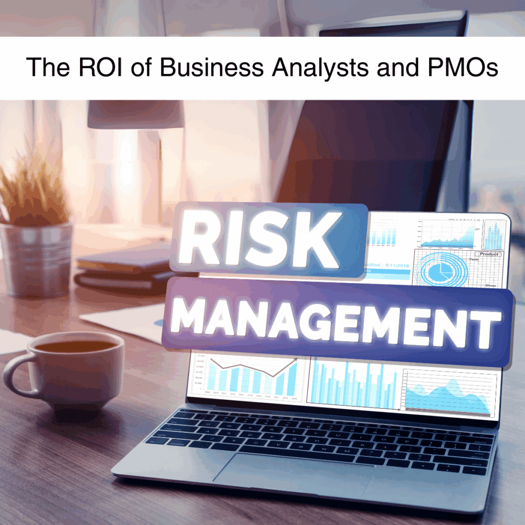 A laptop that says Risk Management