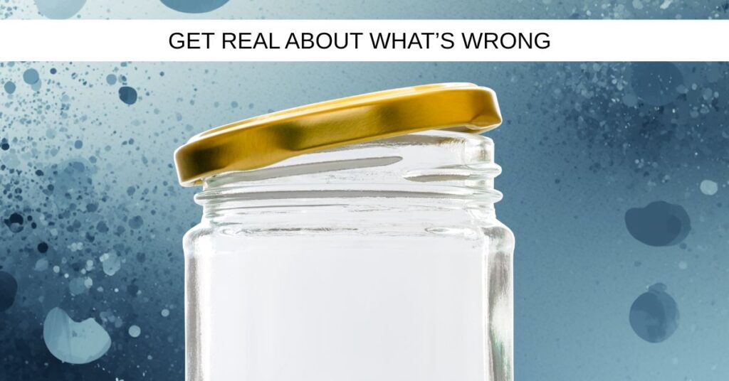 An empty jar