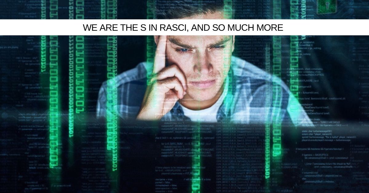 We Are The S in RASCI, And So Much More blog