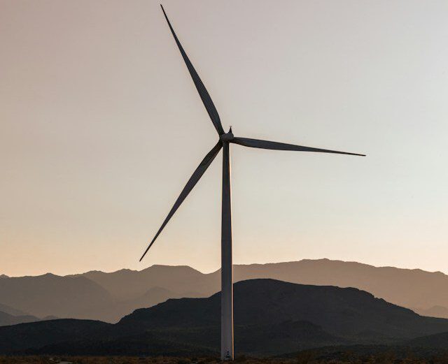 sustainable project to build wind turbine